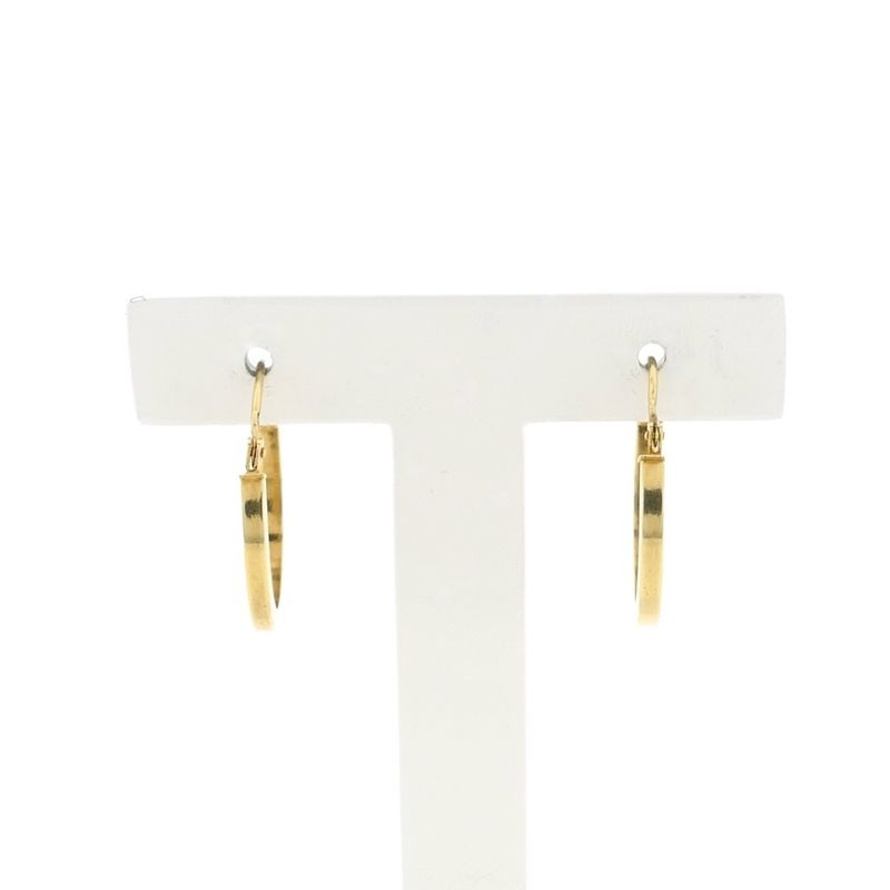 Image 3 of Gold earrings | Ø 19.4 mm