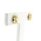 Image 5 of Gold stud earrings; Scandinavian design