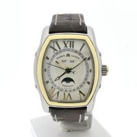 Maurice Lacroix Masterpiece 'Phase de Lune' Tonneau MP6439; Automatic gold/steel men's watch