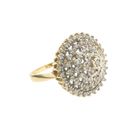 Image 5 of Gold cocktail ring with diamond | 0.335 ct.