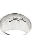 Image 4 of Wide silver ring with tribal