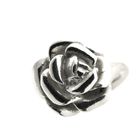 Image 3 of Silver ring with rose
