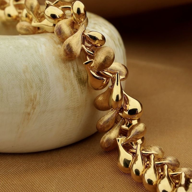 Image 2 of Bicolor gold Nanis Trasformista bracelet; 20.5 cm