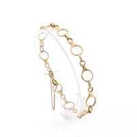 Golden fantasy link bracelet