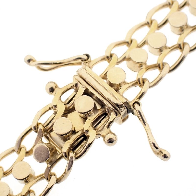 Image 9 of Vintage gold fantasy link bracelet