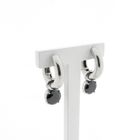 Image 3 of Silver earrings with onyx | TiSento