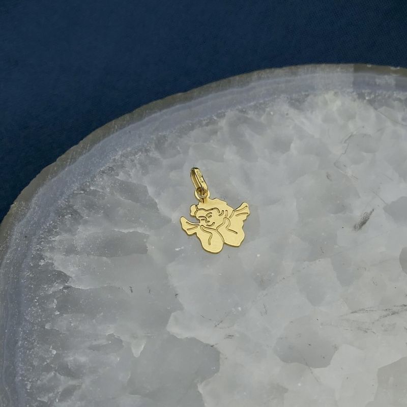 Image 7 of Gold pendant of an angel