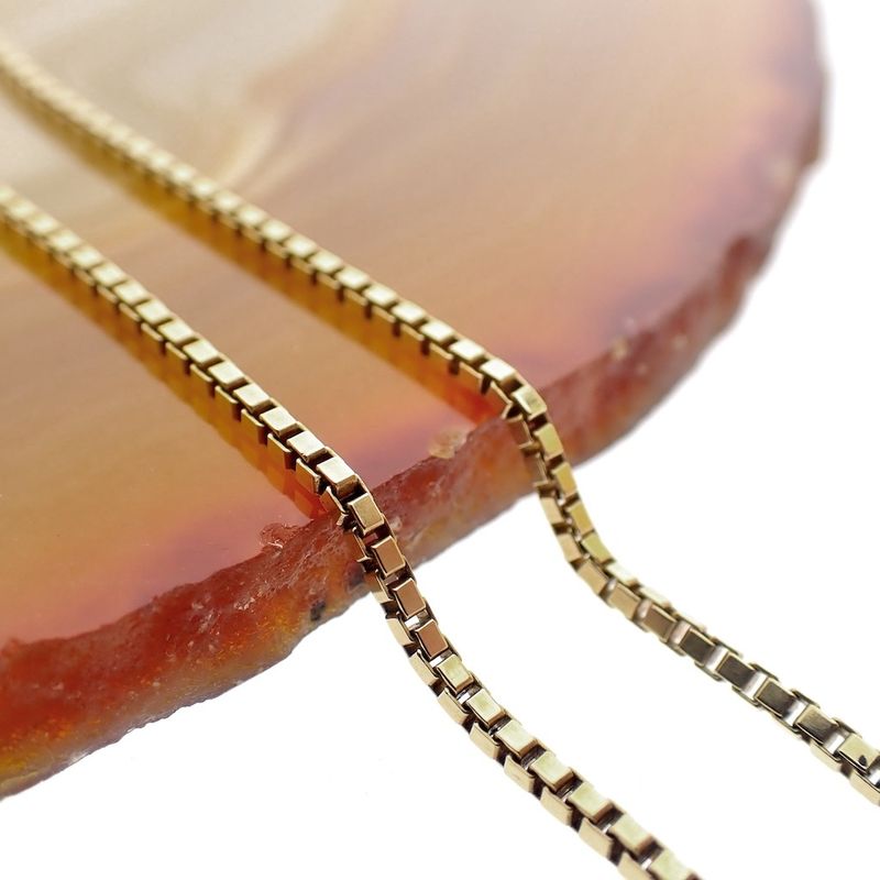 Image 9 of Golden Venetian link chain