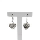 Image 1 of Silver earrings with heart