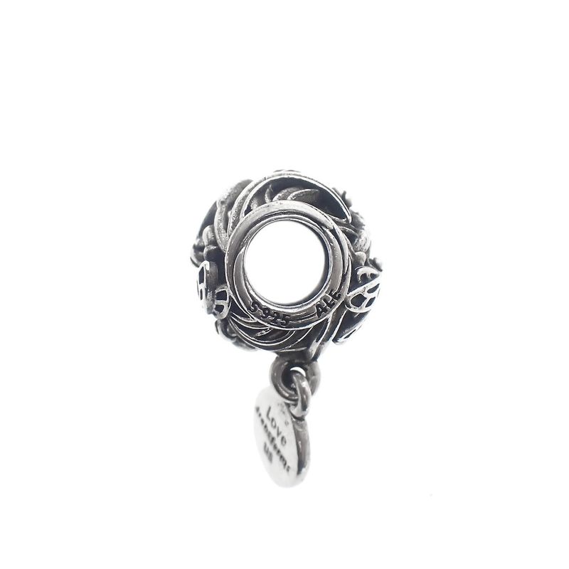Image 4 of Pandora charm; Silver; Love Transforms Us