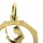 Image 6 of Gold zodiac sign pendant; Virgo