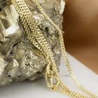 Image 2 of Gold gourmet link chain | 50 cm