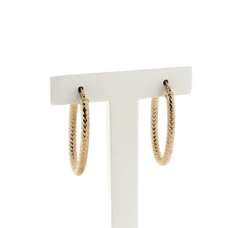 Image 1 of 9K Rose Gold Earrings | Ø 30.0 mm