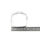 Image 10 of White gold bracelet with diamond; Size XS