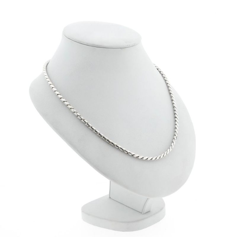 Image 3 of Silver Fox Tail Link Chain