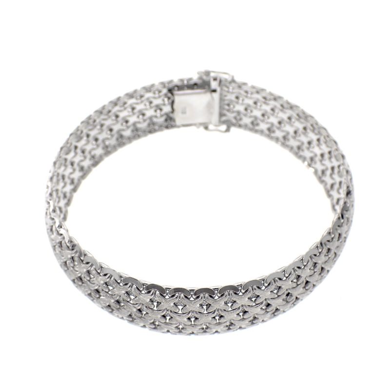 Image 1 of Exclusive white gold link bracelet