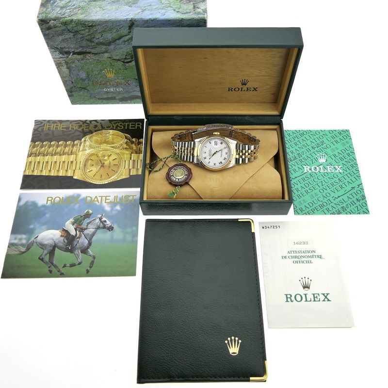 Image 20 of Rolex Datejust 16233; Automatic gold/steel watch