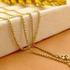 Image 2 of Golden Jasseron Link Necklace