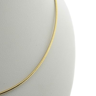 Gold omega choker necklace Image 2 of Gold omega choker necklace