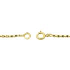 Image 2 of Gold mirrored mesh link necklace