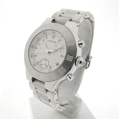 Image 2 of Cartier Chronoscaph 21; Chronograph watch