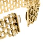 Image 5 of Gold Wide Bismarck Link Bracelet
