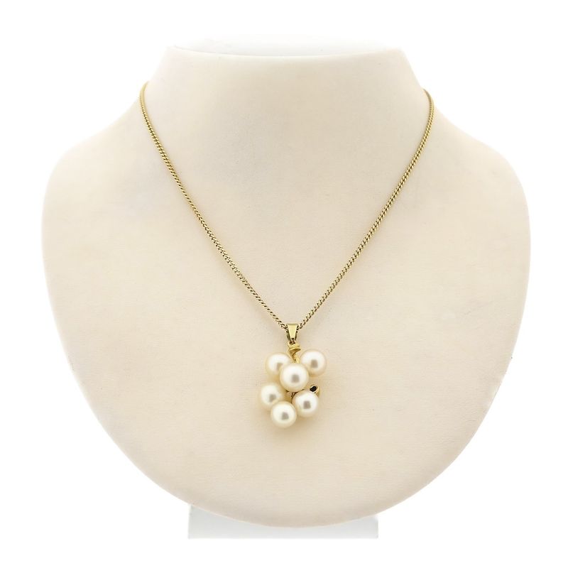 Image 3 of Vintage gold pendant like a cluster of pearls