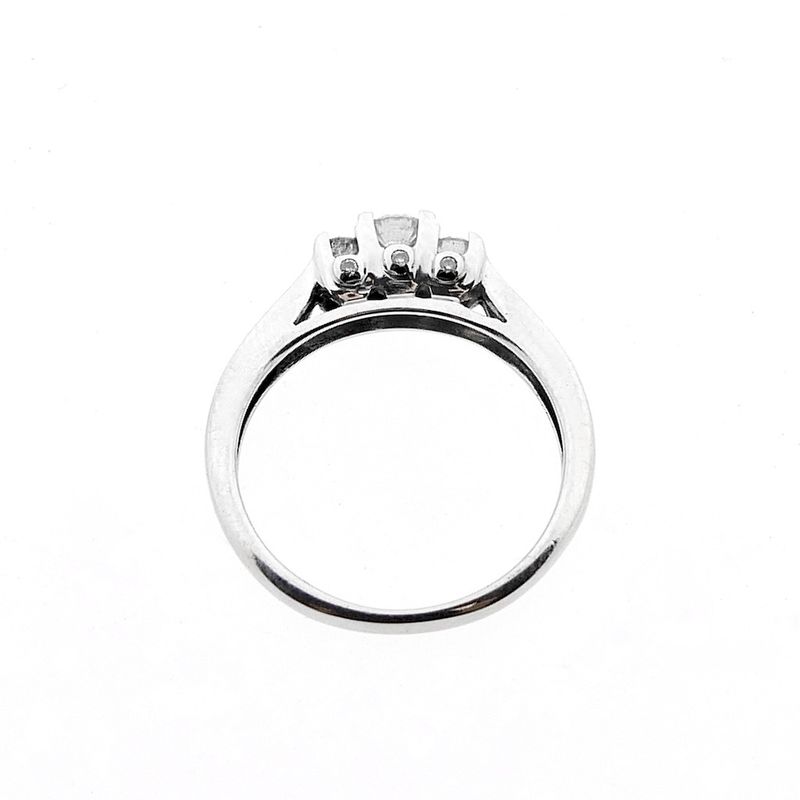 Image 8 of Vintage white gold ring with diamonds | 0.37 ct.