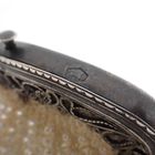 Image 8 of Antique purse with silver handle and glass beads | 19th century