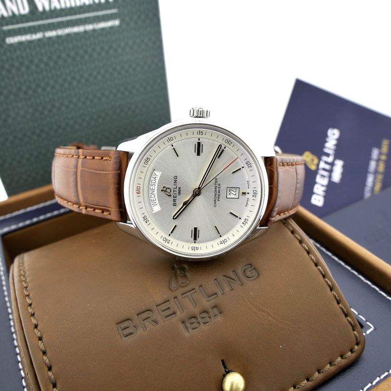 Image 12 of Breitling Premier Day Date A45340; Automatic men's watch