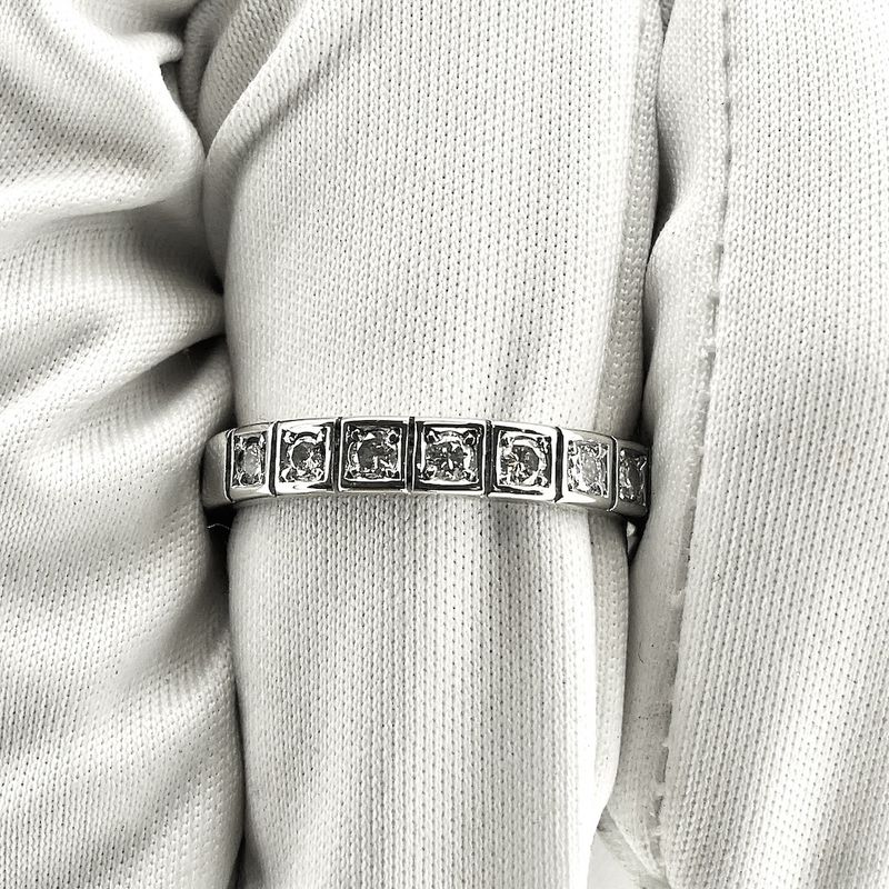 Image 6 of White gold Desiree ring with diamonds; 0.28 ct.