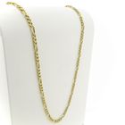 Image 3 of Gold Figaro link chain | 60.5 cm