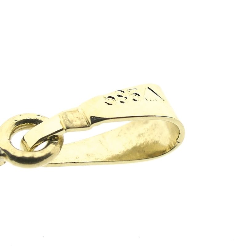 Image 6 of Two-tone gold pendant | Floral design