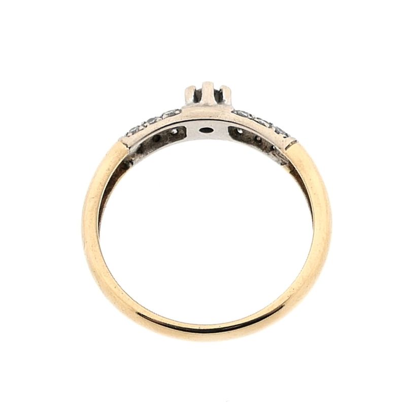 Image 4 of Gold Wedding Ring with Diamonds