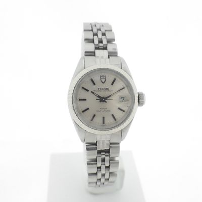 Image 1 of Tudor Princess Oysterdate; Automatisch dames horloge met witgouden bezel