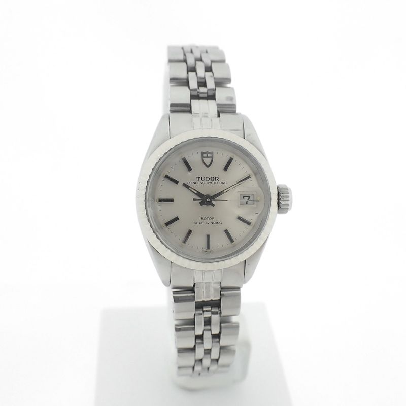 Image 1 of Tudor Princess Oysterdate; Automatisch dames horloge met witgouden bezel