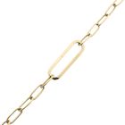 Image 8 of Gold wide fantasy/anchor link bracelet | 18.5 cm