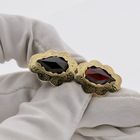 Image 5 of Vintage gold brooch with garnet
