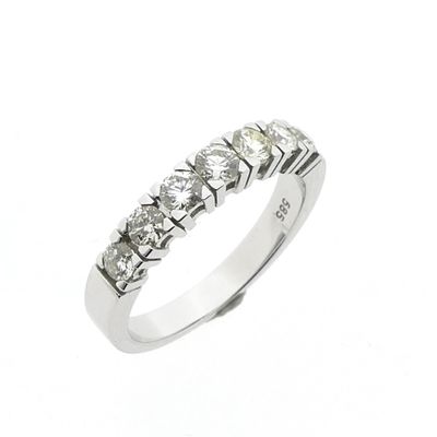 Image 1 of White gold ring with diamond | 0.94 ct.