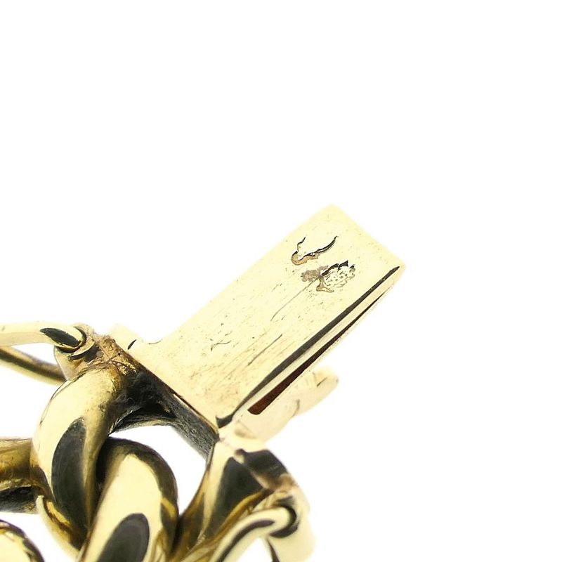 Image 5 of Gold gourmet link bracelet