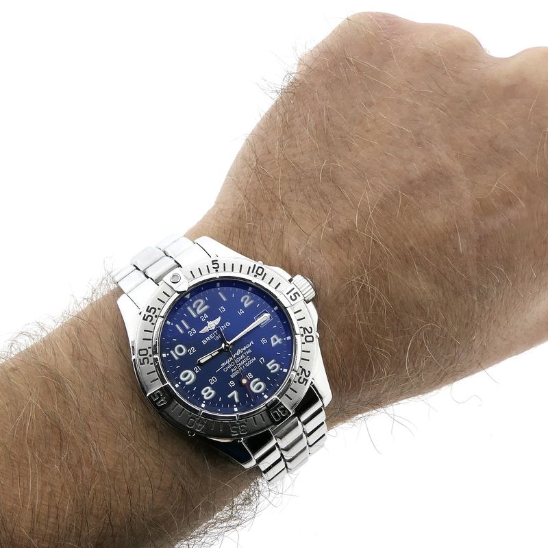 Image 13 of Breitling Superocean Automatic 42mm A17360; Men's diving watch