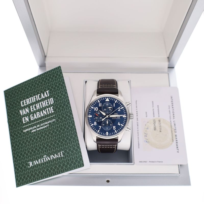 Image 20 of IWC 'Le Petit Prince' Pilot's IW377714; Chronograph men's watch