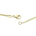 Image 4 of Gold necklace with fixed pendant and diamond; 0.005 ct.