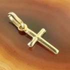 Image 2 of 18 carat gold pendant with a subtle cross