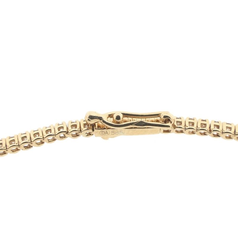 Image 4 of Rose gold bracelet with diamonds; 1.08 ct. | 18 cm