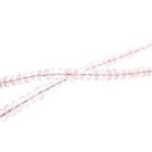 Image 5 of Rose quartz bead necklace with white gold clasp | 51 cm