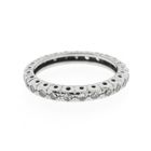 Image 4 of White gold alliance ring with diamonds; 0.50 ct.