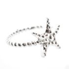 Image 5 of Silver ball ring with a starfish