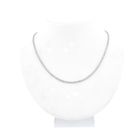 Image 8 of White gold ball link chain