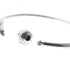 Image 5 of Pandora Moments Open Bangle; Silver; Moon and Stars | Ø 60mm